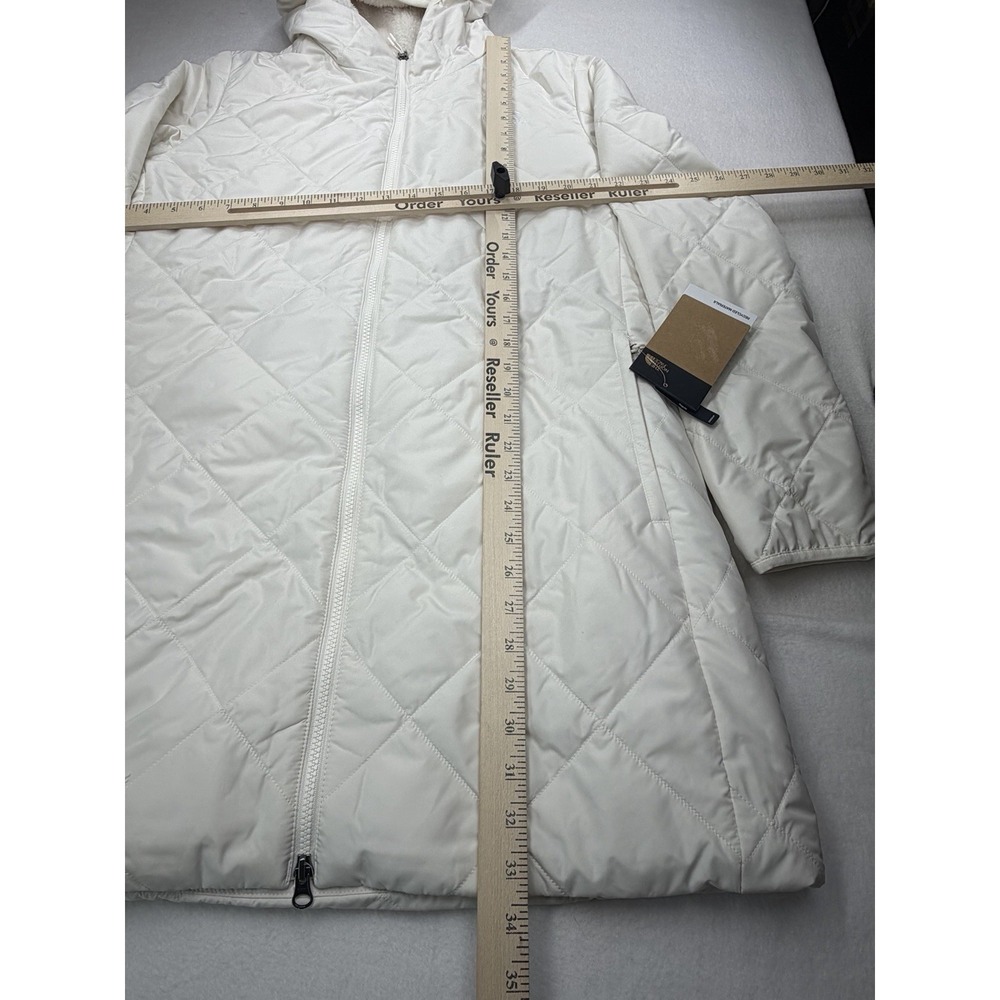 The North Face Women's Shady Glade Insulated Parka White Dune Large NWT - Picture 10 of 11
